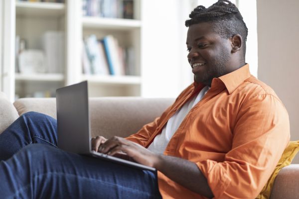 man on laptop